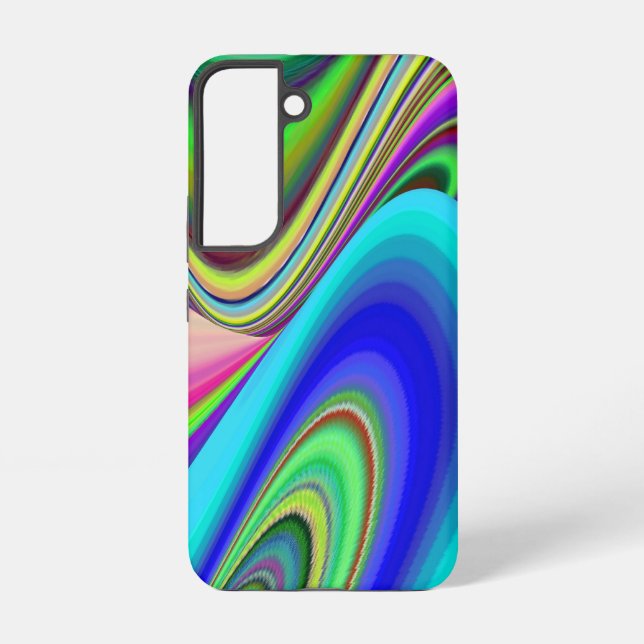 Summerfeeling , Abstract 3D Rainbowart Samsung Galaxy Case (Back)