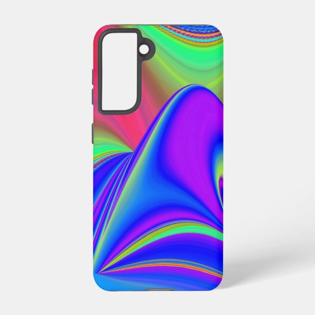 Summerfeeling , Abstract 3D Rainbowart Samsung Galaxy Case (Back)