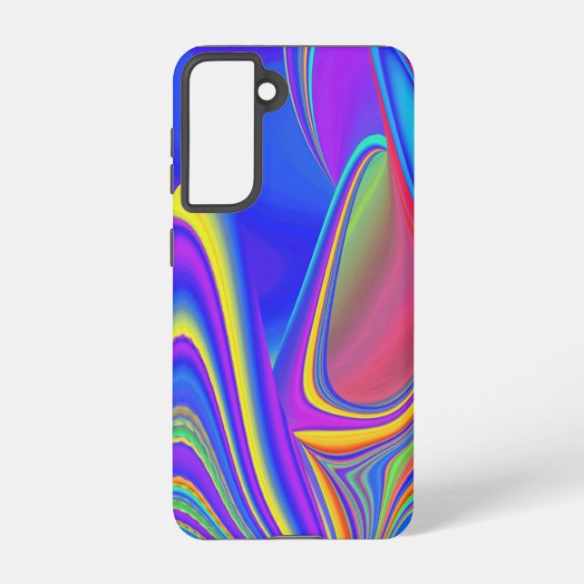 Summerfeeling , Abstract 3D Rainbowart Samsung Galaxy Case (Back)