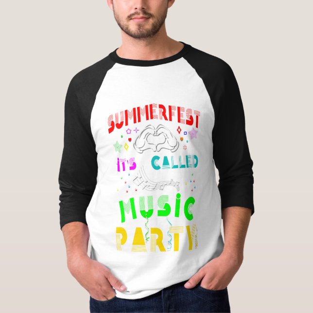Summerfest It's Called Music Party T-Shirt (Front)
