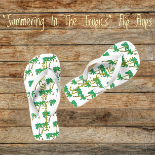 Summering In The Tropics Flip Flops