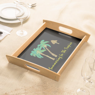 Summering In The Tropics   Serving Tray