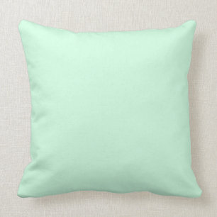 Summermint Pastel Green Mint for Summer Gazebo Throw Pillow