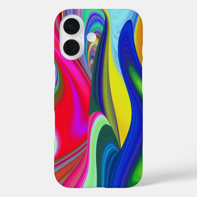 Summerrainbow , Abstract 3D Rainbowart Case-Mate iPhone Case (Back)