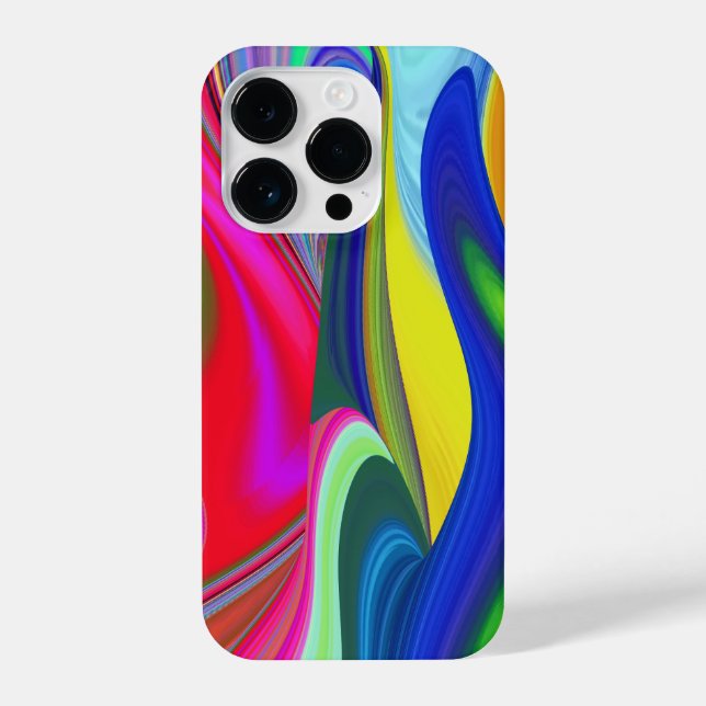 Summerrainbow , Abstract 3D Rainbowart iPhone Case (Back)