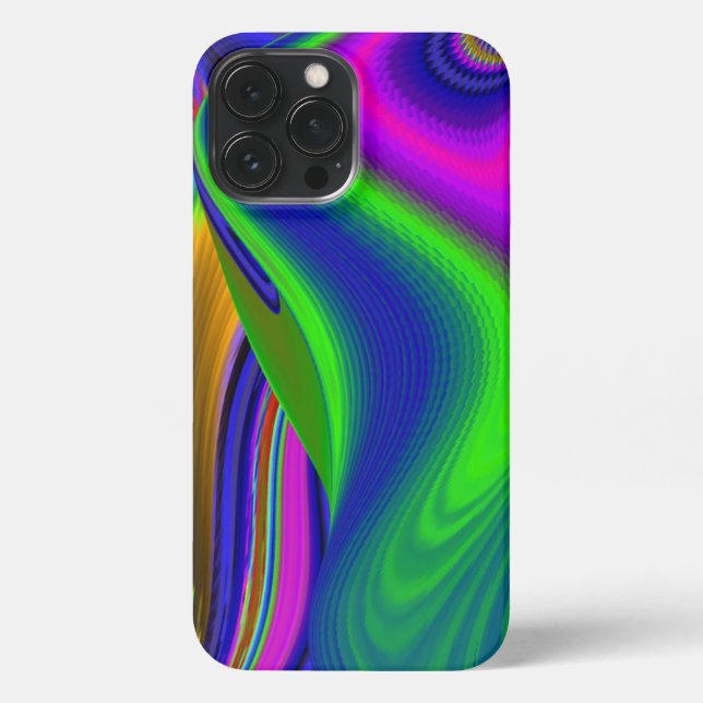 Summerrainbow , Abstract 3D Rainbowart iPhone Case (Back)