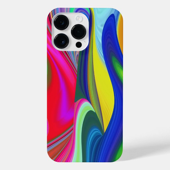 Summerrainbow , Abstract 3D Rainbowart iPhone Case (Back)