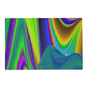 Summerrainbow , Abstract 3D Rainbowart Pet Mat