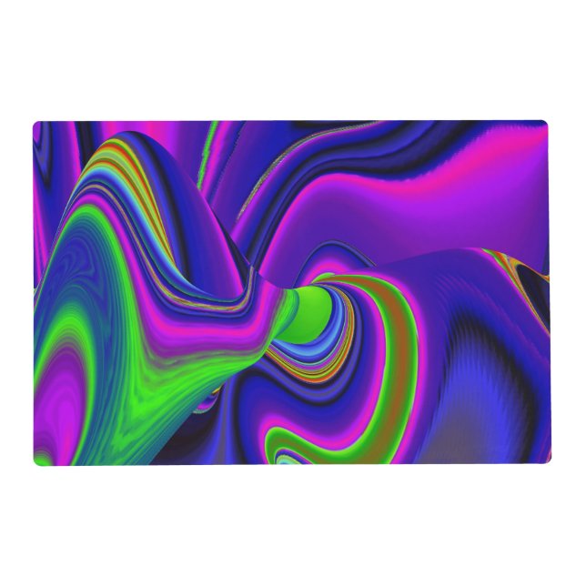 Summerrainbow , Abstract 3D Rainbowart Pet Mat (Front)