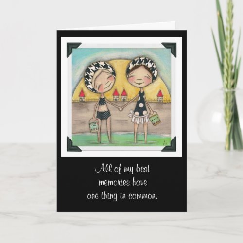 Summers by the Shore _ Birthday Card