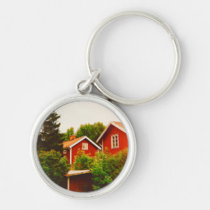 Summer's day in Dalarna Keychain