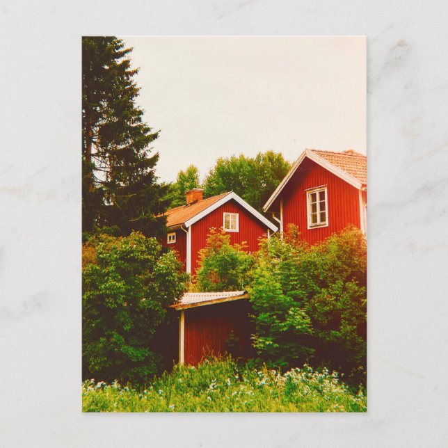 Summer's day in Dalarna Postcard (Front)