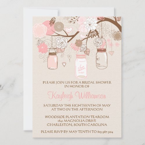 Summer's Dream Bridal Shower Invitation