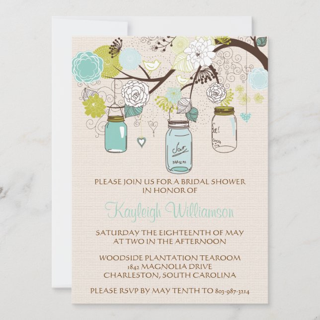 Summer's Dream Bridal Shower Invitation (Front)