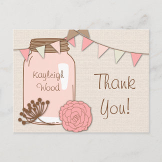Summer's Dream Shower Thank You Postcard