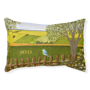 Summers End Pet Bed With Text