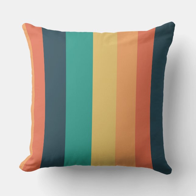 Summers Eve Throw Pillow (Front)