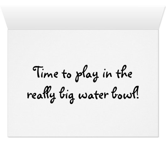 Summer's Here Dog (Inside Horizontal (Bottom))