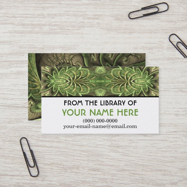 Summer's Hum Personalized Media Card (Front/Back In Situ)