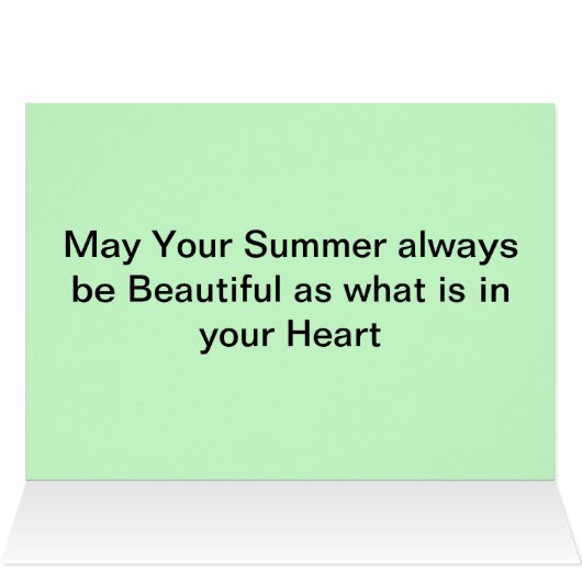 Summers Love Cards (Inside Horizontal (Top))