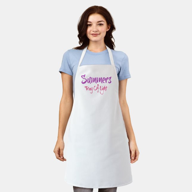 summers ray of light cooking apron (Worn)