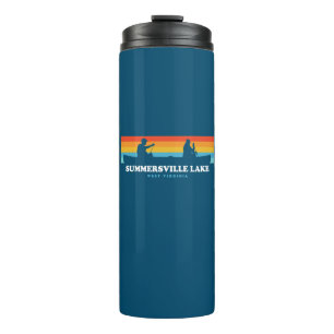 Summersville Lake West Virginia Canoe Thermal Tumbler