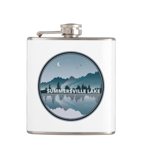 Summersville Lake West Virginia Reflection Flask