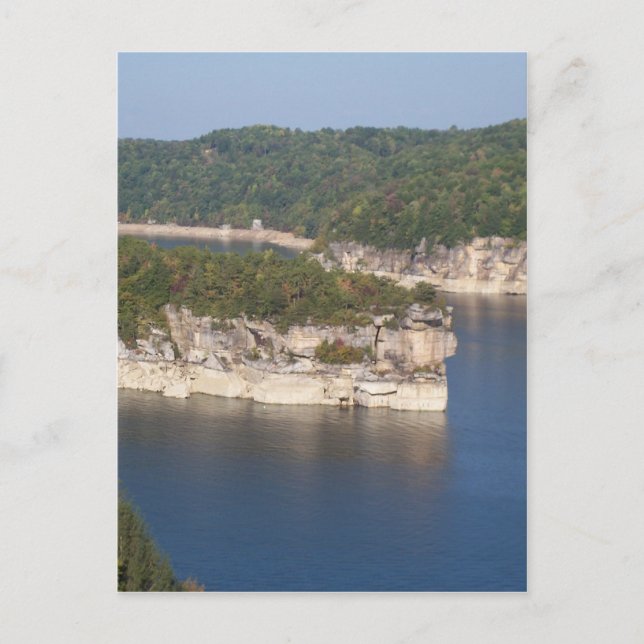 Summersville Lake WV Postcard (Front)