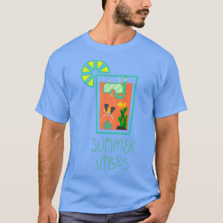Summertime aquarium orange juice T-Shirt