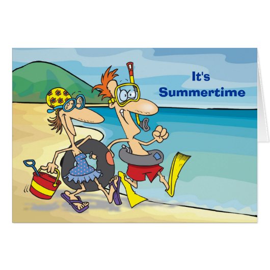 Summertime - Beach Cards (Front Horizontal)