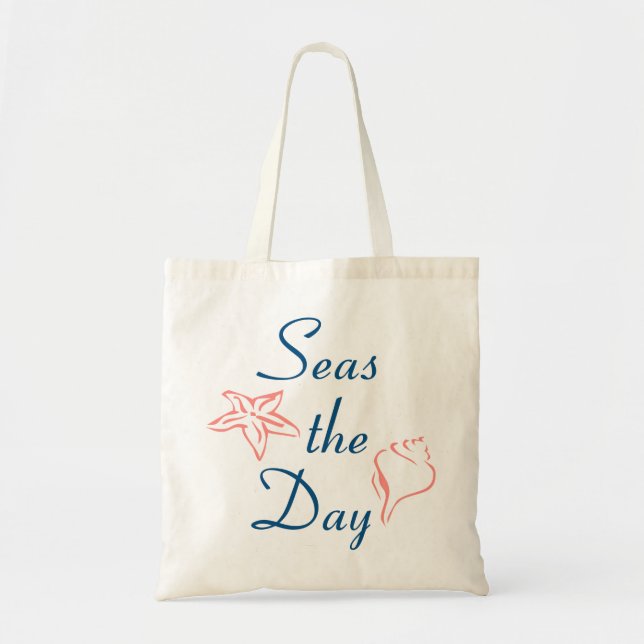Summertime Beach - Seashore Quote Tote Bag (Front)