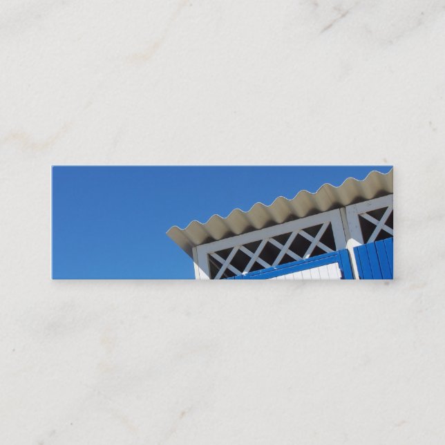 Summertime bookmark business card (Front)