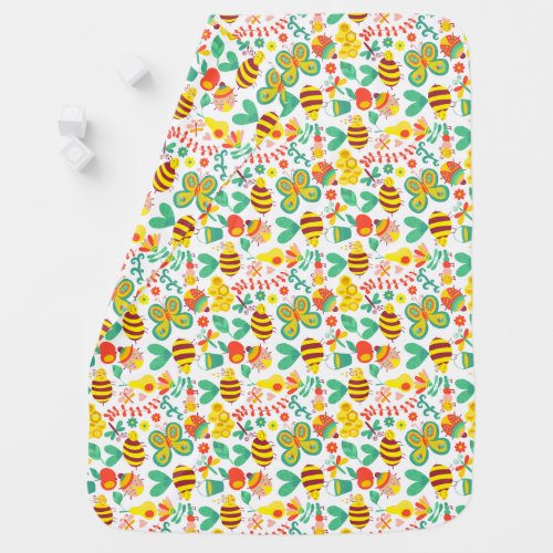 Summertime Bugs Baby Blanket