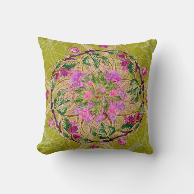 Summertime by Alexandra Cook Throw Pillow (Front)