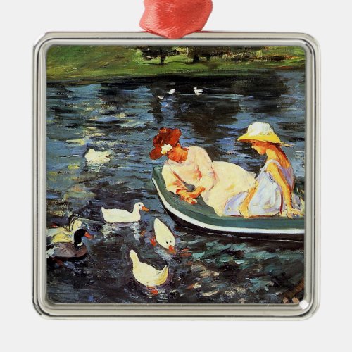 Summertime by Mary Cassatt Ceramic Ornament
