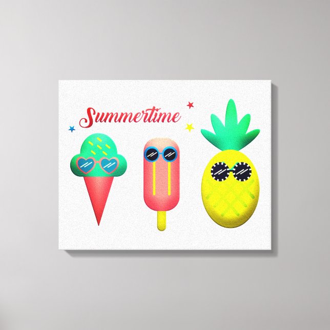 Summertime  canvas print (Front)