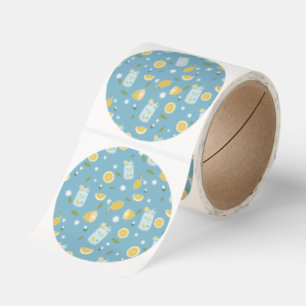 Summertime classic round sticker