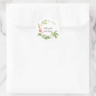 Summertime Classic Round Sticker