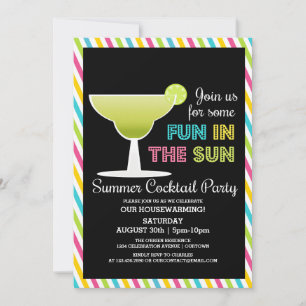 Summertime Cocktail Party Invitations