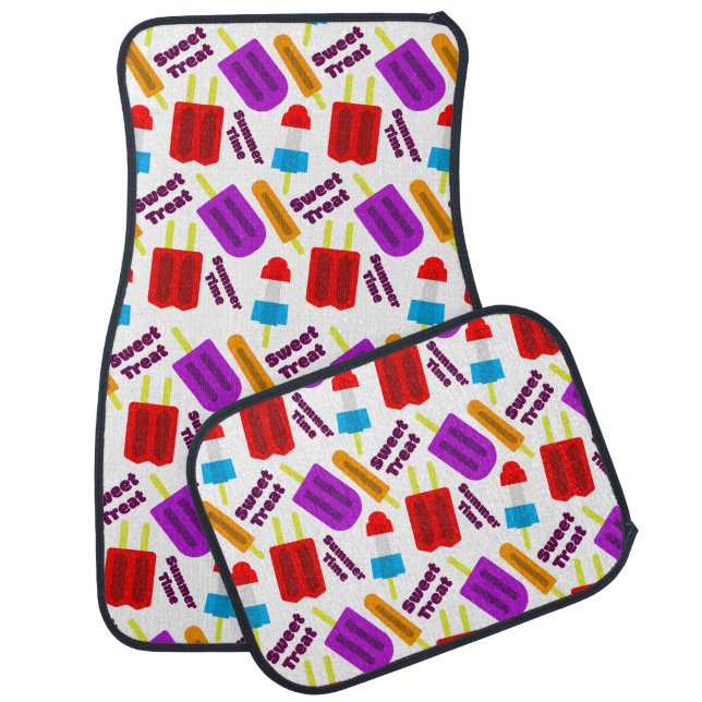 Summertime Frozen Bar Pattern Car Floor Mat (Set)