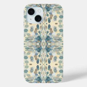 Summertime Fun Ocean Spray Splatter Abstract Art iPhone 15 Case