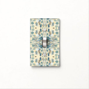 Summertime Fun Ocean Spray Splatter Abstract Art  Light Switch Cover