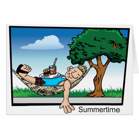 Summertime - Hammock Cards (Front Horizontal)