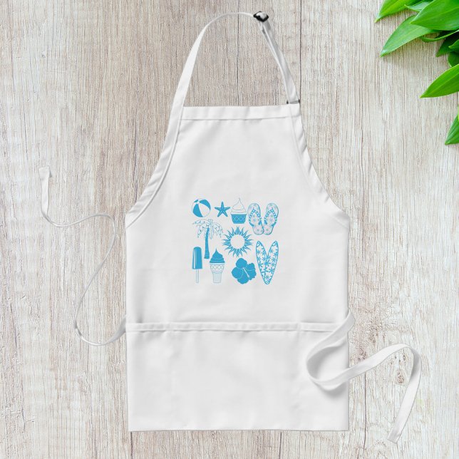 Summertime Icons Adult Apron (Creator Uploaded)