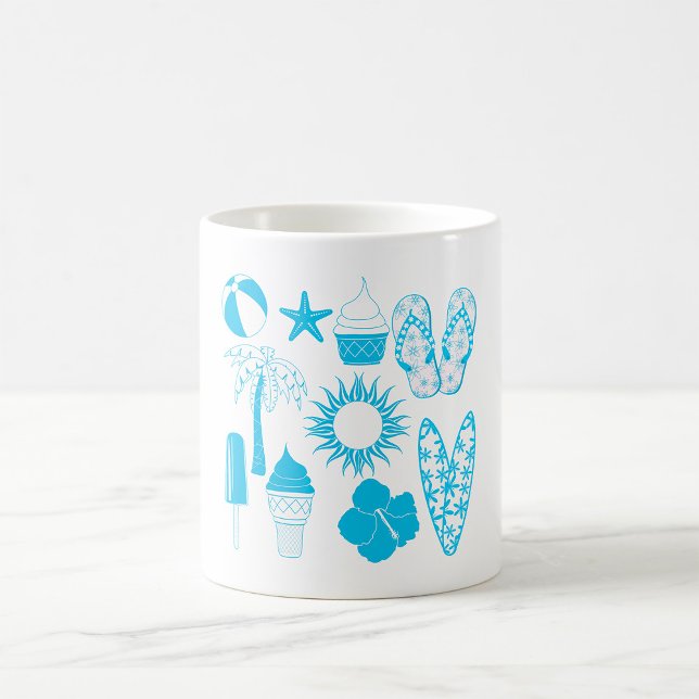 Summertime Icons Coffee Mug (Creator Uploaded)