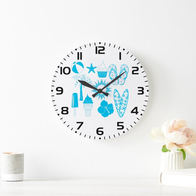 Summertime Icons  Large Clock (Creator Uploaded)