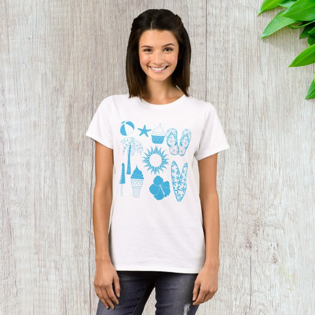 Summertime Icons T-Shirt (Creator Uploaded)