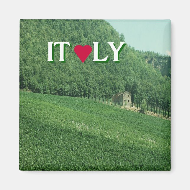 Summertime Italian Countryside Magnet (Front)