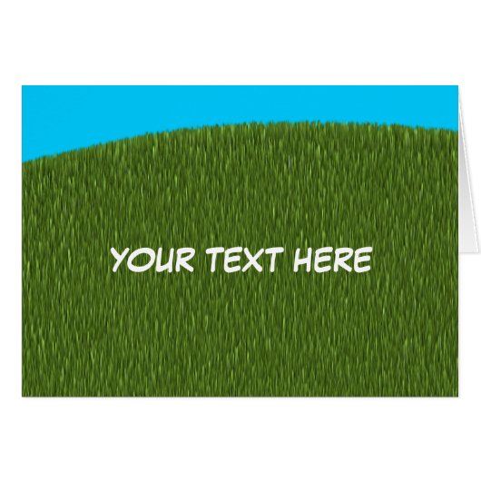 SUMMERTIME LAWN CARD ~ CUSTOMIZE! (Front Horizontal)