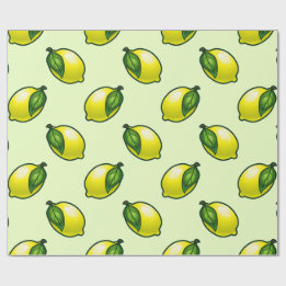 Summertime Lemon Wrapping Paper
